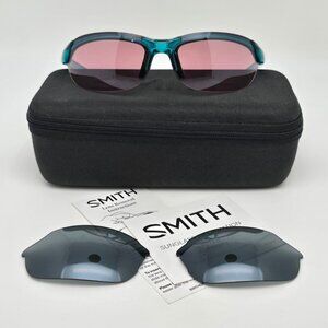 Smith Optics Parallel Aqua Marine 2x Pink Mirror Silver Mirror Lens Sunglasses